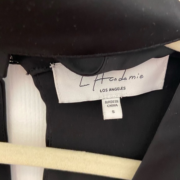 L’Academie Black Blouse Size Small - Picture 2 of 6